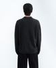 MUSINSA STANDARD [Victoria Wool] Minimal Collared Knit [Dark Gray]