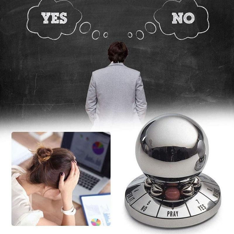 Prophezeiung Schicksal Entscheidungsball Entscheidungsträger Ball Home Office Finger Spinner Anti-Stress-Dekompressionsspielzeug Desktop-Dekoration Geschenk