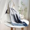 Elegant Silk Wool Double-Sided Shawl - Versatile Autumn & Winter Scarf 