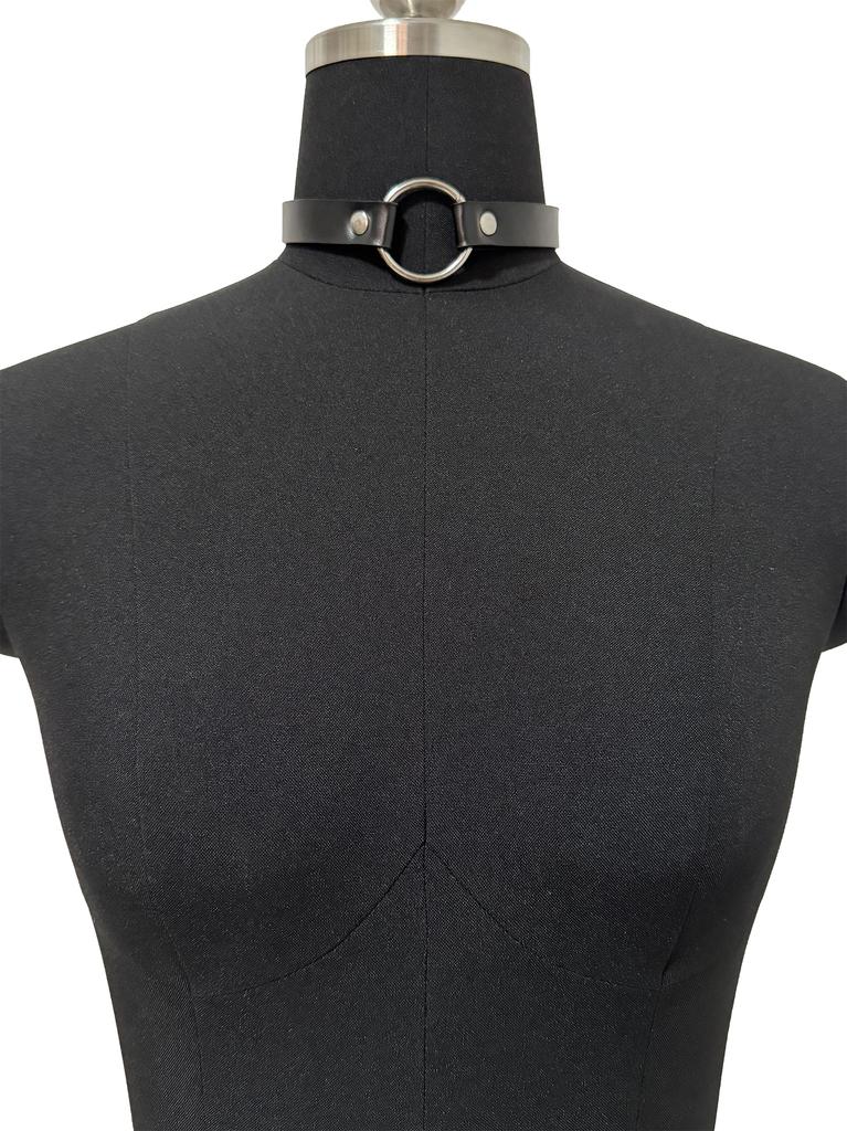 2Pcs Women'S Face And Neck Decoration Set Fashionable And Sexy Mask Collar Daily Holiday Party Bdsm Clothing Accessories