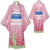 Nezuko Kamado Pink Kimono Cosplay Costume for Halloween