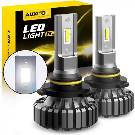 LED Headlight AUXITO Set Bulb HB3 9005 2000W 6000K 30000LM Low Beam High White