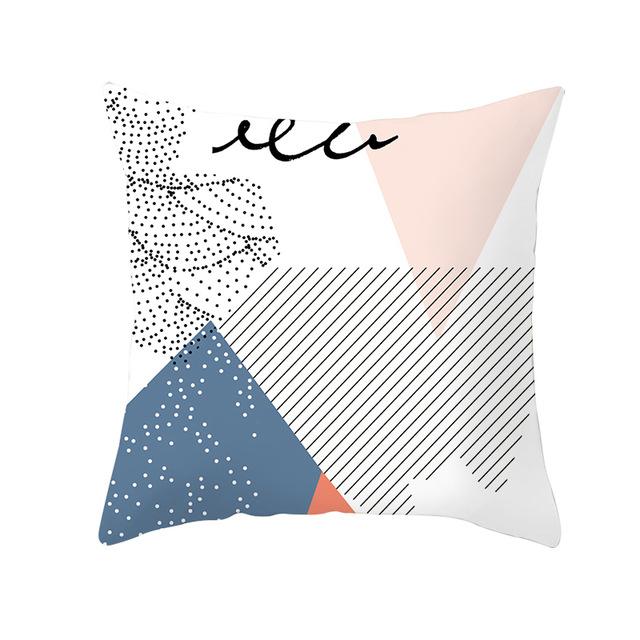 Geometric Printing Cushion Cover Creative Geometric Polyester Decorative Pillowcase Home Accessories Sofa Pillow Case Almohada