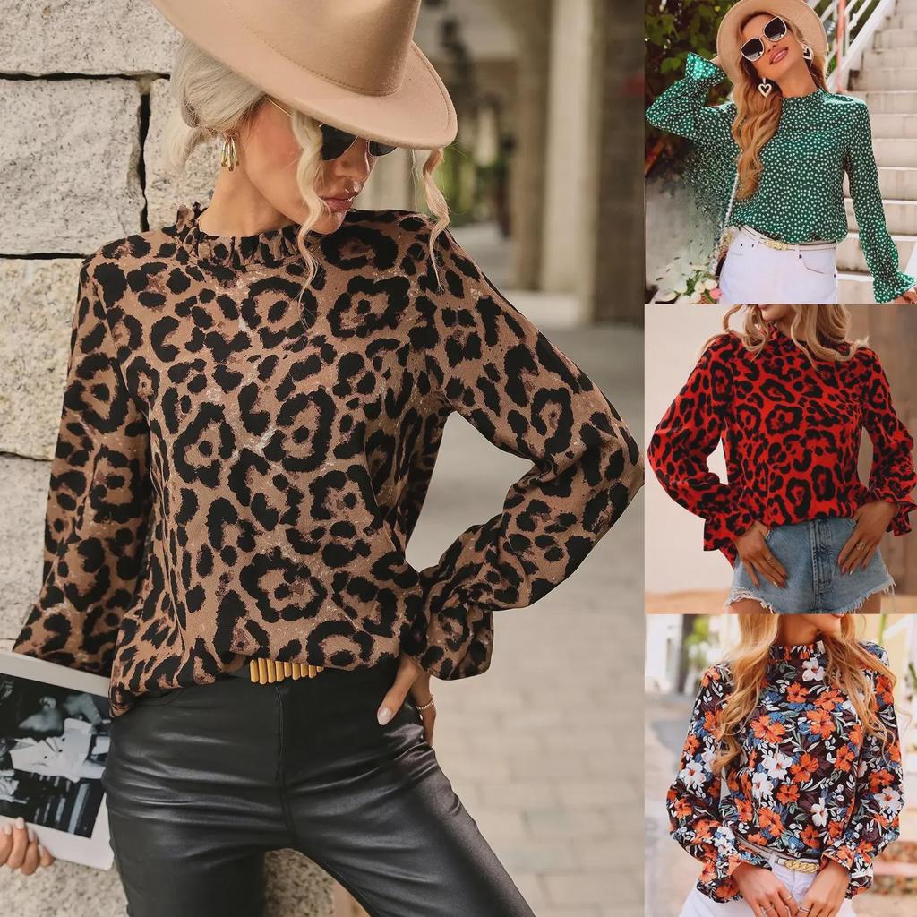 Women's European & American Fashion Slim-Fit Long-Sleeve Versatile Shirt - Autumn/Winter Collection