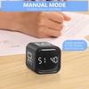 Gravity Sensing Pomodoro Timer 5/10/30/60min Digital Productivity Timer Alarm Clock  for Cooking