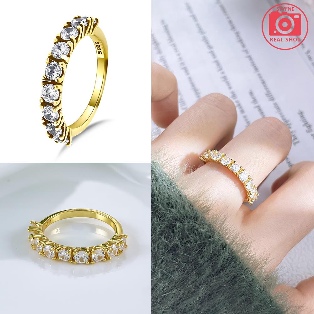 Den svatého Valentýna 925 Sterlingového stříbra Černý & Růžový Srdce Lesklé Zirkonové Prsteny Trendy Prsten pro Ženy Dárek Lásky DIY Jemné Šperky