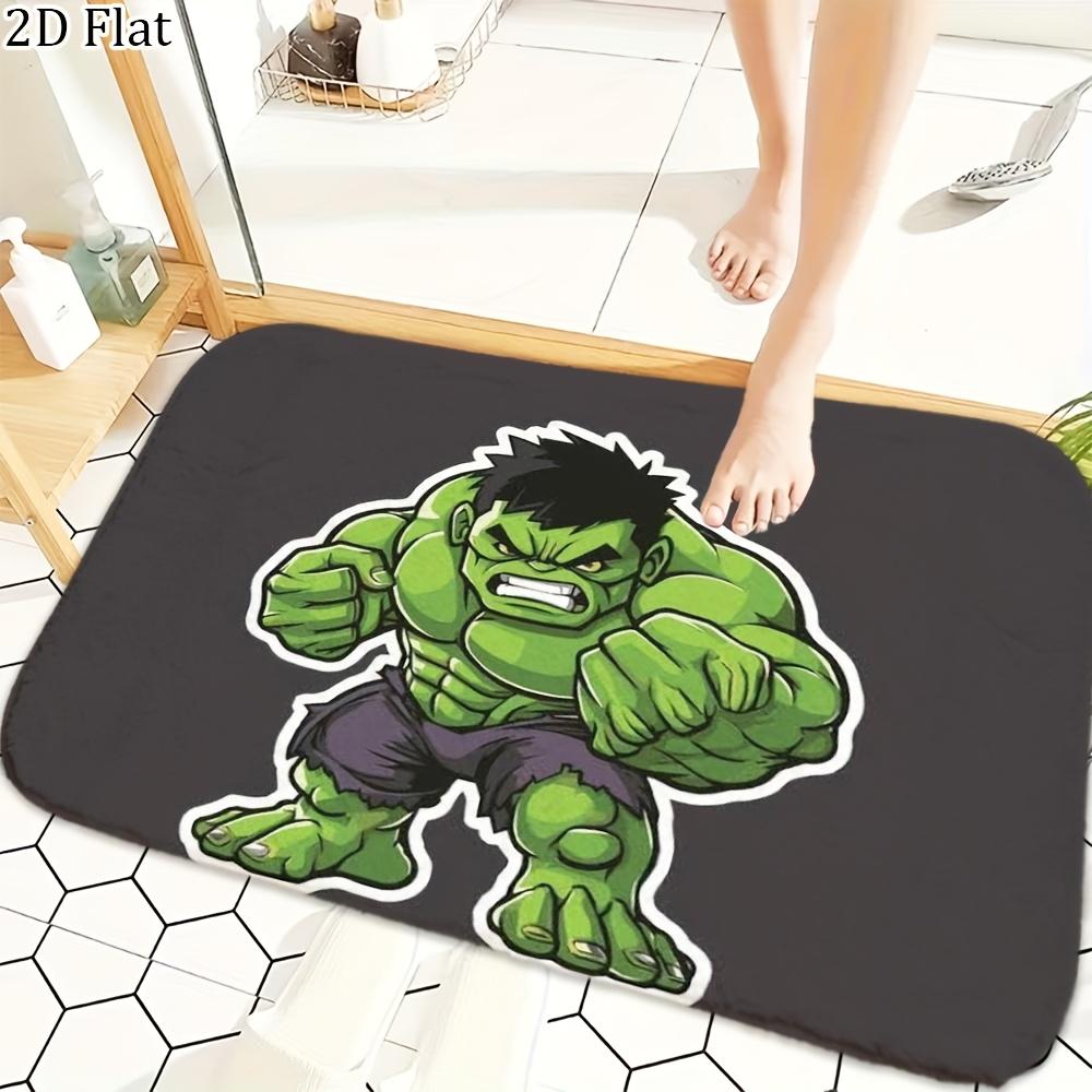 1pc Flannel Mat Marvel Superheroes Bathroom Mat, Multi-Size, Multi-Functional Daily Use, Suitable for Bathroom, Entrance, Laun
