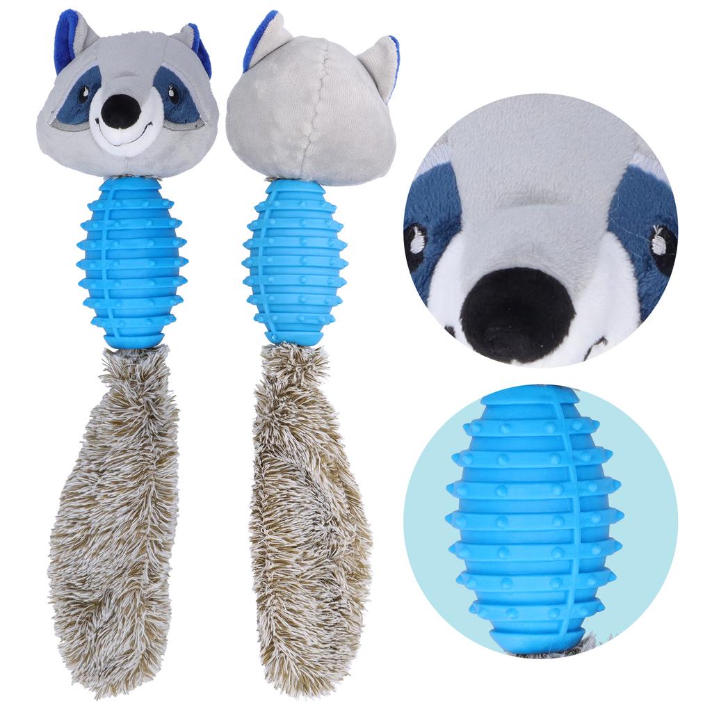 Pet Chew Toys Teeth Cleaning Biting Interactive Training Stuffed Plush Animal Doll for Dog