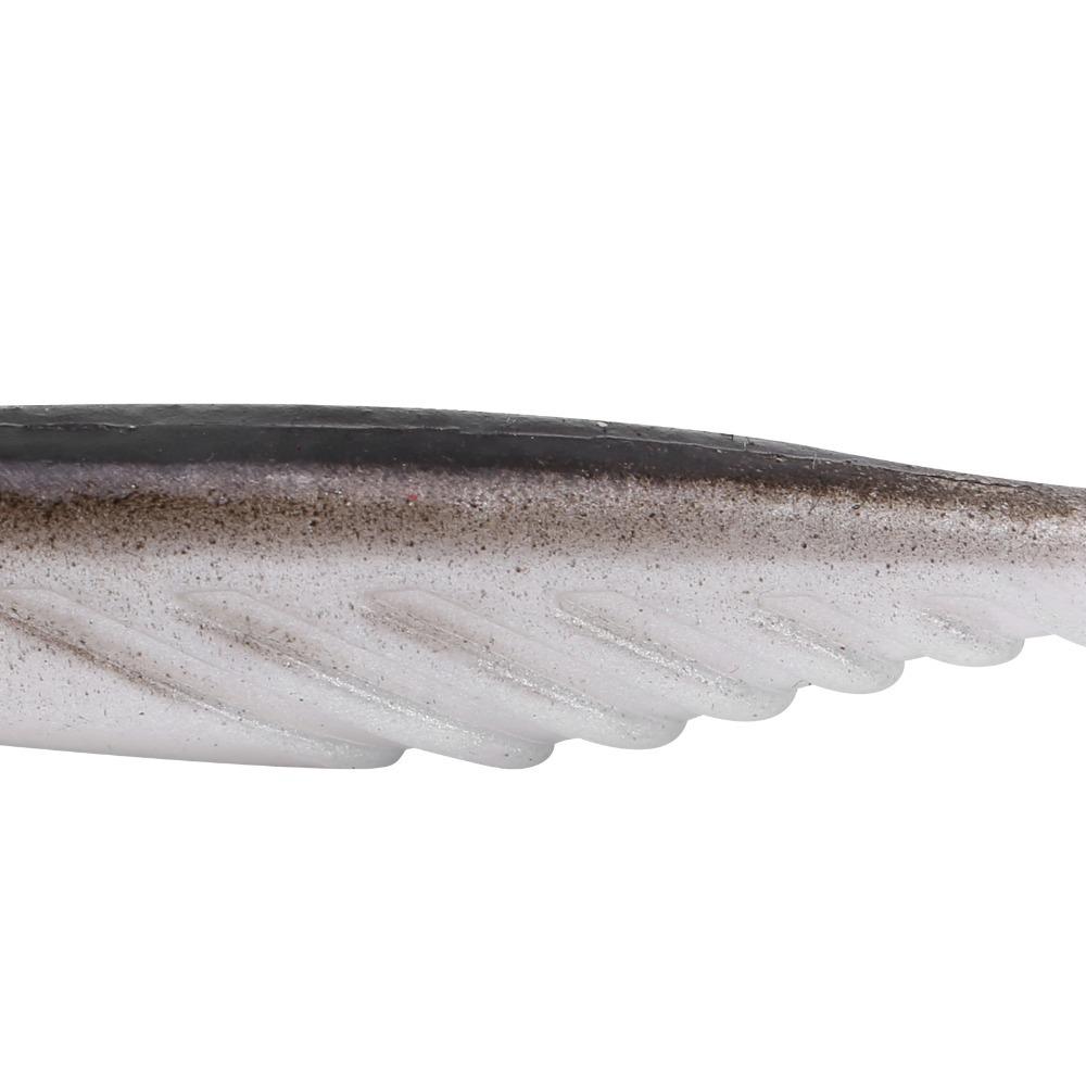 20PCS PVC Artificial Fishing Lures T Tail Fishing Baits Durable Fishing Lures  Bass Fishing