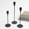 3Pcs/Set Metal Candle Holders Vintage Metal Candle Stand Candlestick Holders  Dining Table