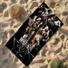 Wrestlemania Customize Text Beach Towel Super Soft & Absorbent For Beach Bathroom Outdoor Swimming Pool Camping Picnic Yoga Diving Vacation Accessorie