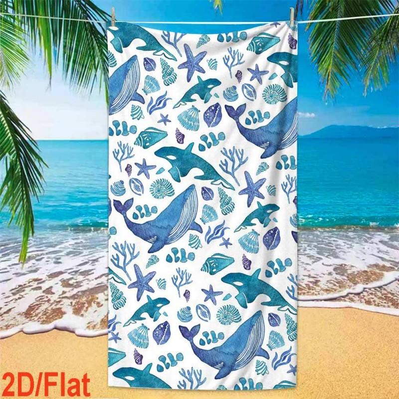 Warm Background Bold Red Floral Leaf Full Print Quick Dry Sand Resistant Beach Bath Towel