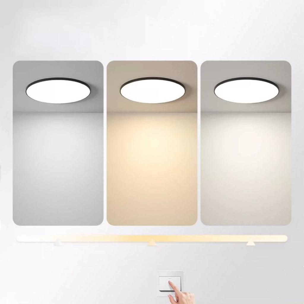 Ultra-thin ceiling lamp bedroom light luxury living room lamp LED three-proof lamp round balcony lamp simple lighting modern lamp