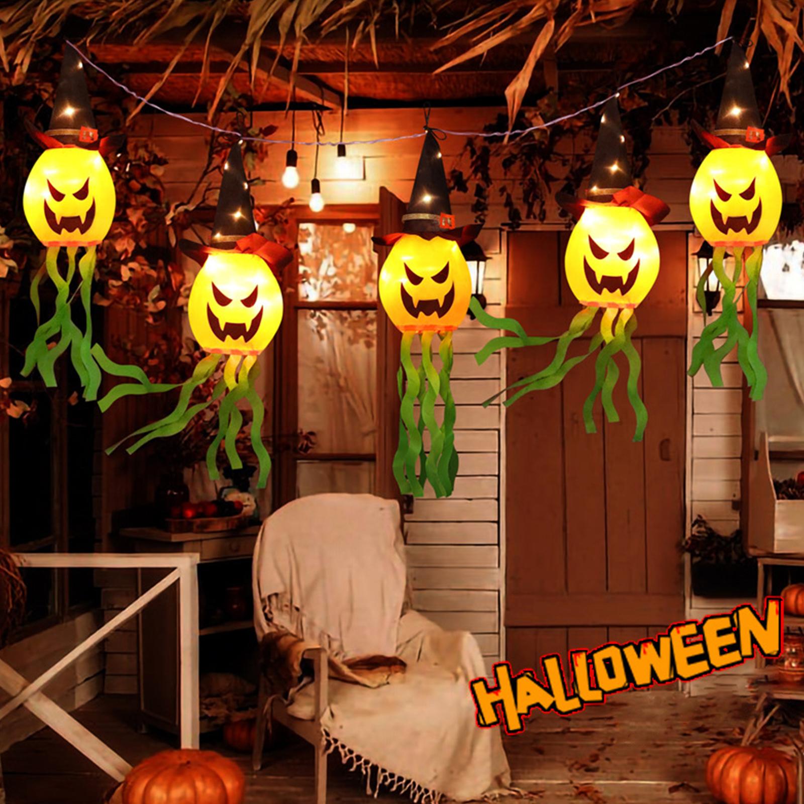 

10FT Halloween ing Light Pumpkin Shaped LED Lamp Battery-Powered ing Colorful Light for Halloween Party Bar Outdoor Garden Decor
