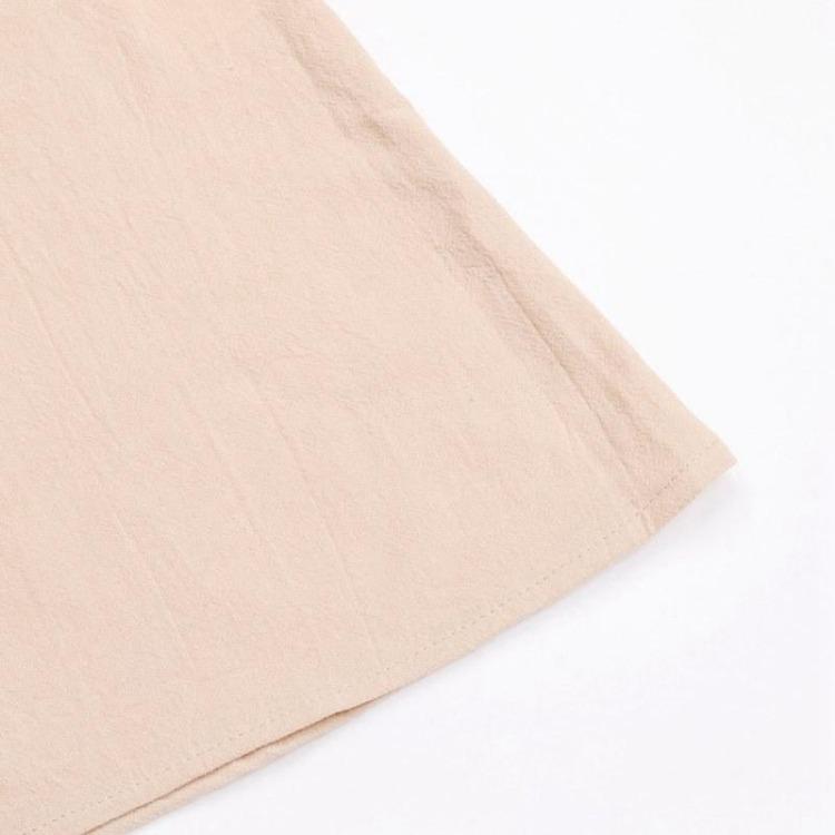 Chic Slim Solid Color Dress with Neck Button S-XXL