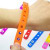 2 Pcs Silicone Charm Bracelets for Kids Adjustable Wristband