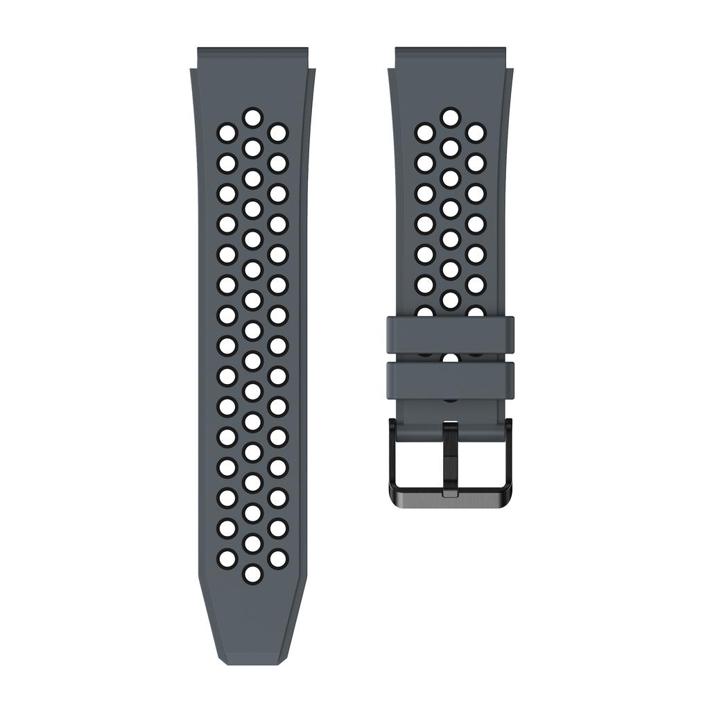 22mm Lug End Silicone Strap For Zeblaze Ares 3 Pro / Stratos 3 2 Sport Band Replacement WristBand For Zeblaze Vibe 7 Pro / Lite
