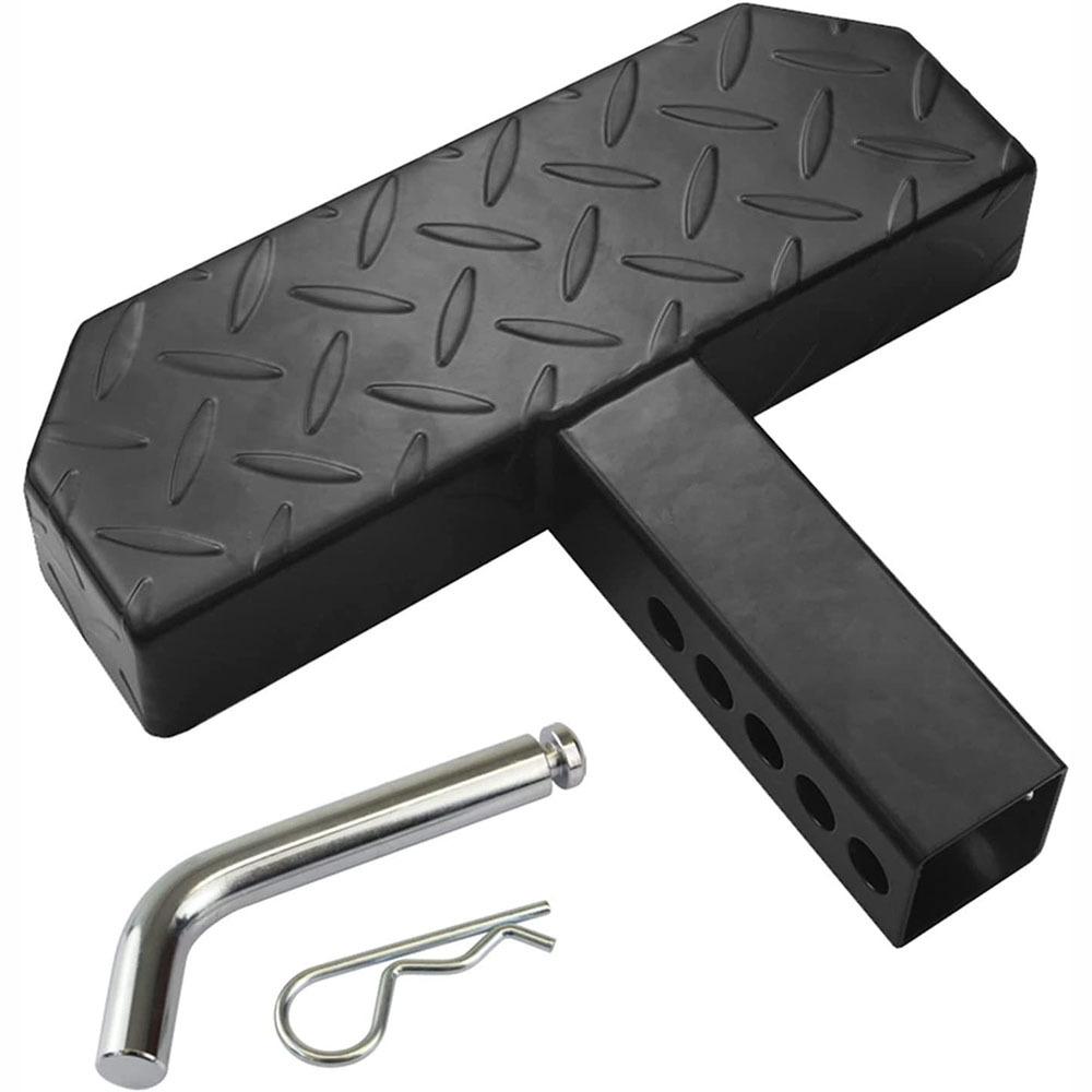 

Задняя подножка для фаркопа, противоскользящая, устойчивая к ржавчине, с фиксатором и стабилизатором для ресиверов, автомобили, пикап, внедорожник, аксессуары чёрный