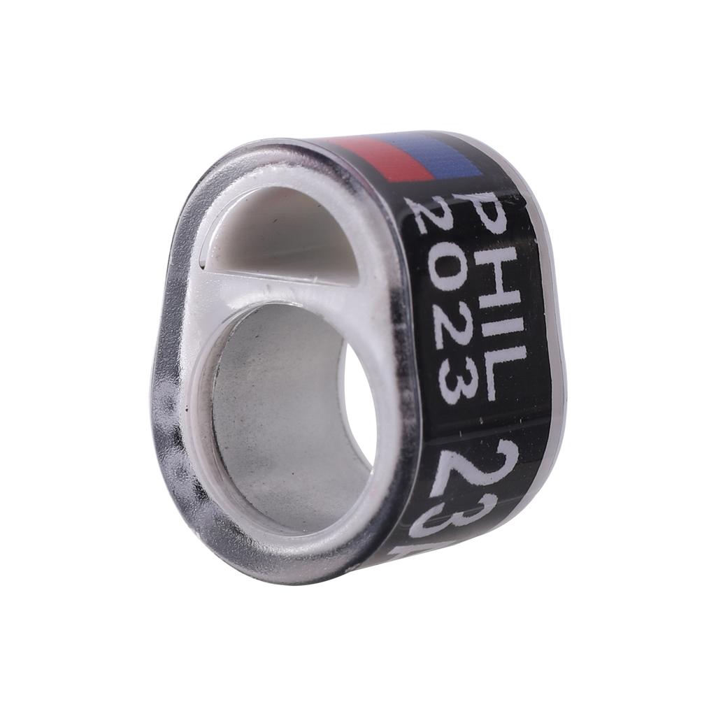 12Pcs PHIL 2025 Multicolor Pigeon Rings Racing Pigeon Outdoor Training Rings ID 8mm Pet Bird Parrot Foot Ring Bird Supplies