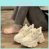 Women Spring High Top Sneakers With Thick Soles For Casual Wear
