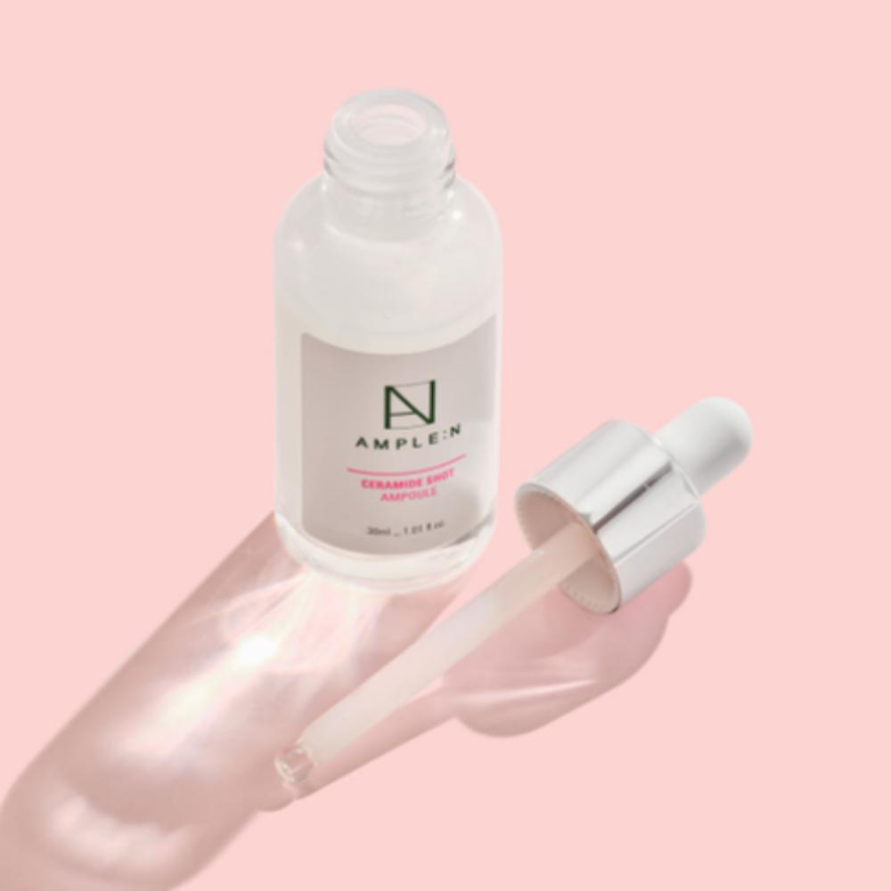 Ample:N Ceramide Shot Moisture Barrier Ampoule 30ml – Strengthening & High-Moisture Care for Sensitive Skin