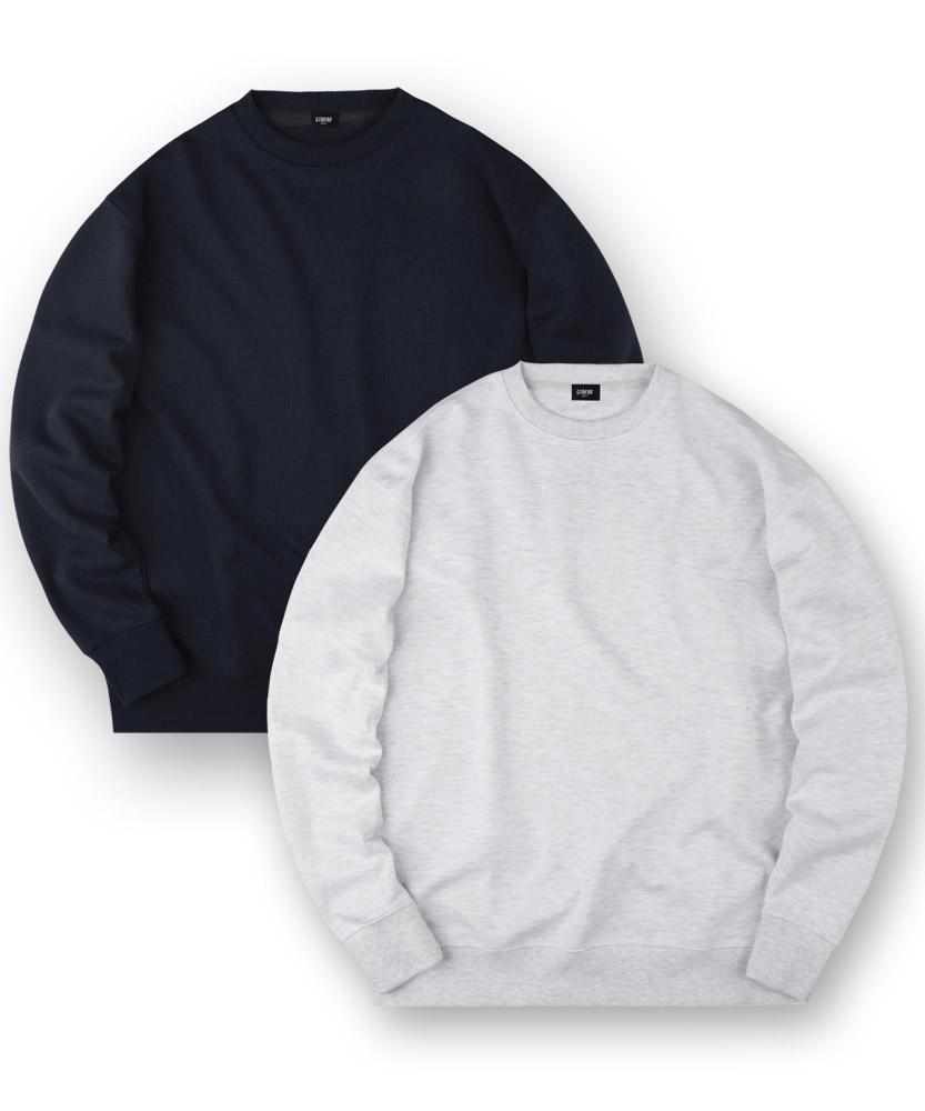 UMM Premium Double-Sided Plain Oversized Sweatshirt 2Xl 6 Colors (Type B)