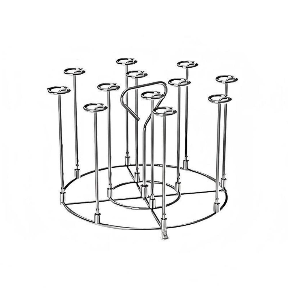 15/30pcs Portable Air Fryer Skewer Stand Detachable Vertical Grill Rack BBQ Skewer Holder Party 15 pcs