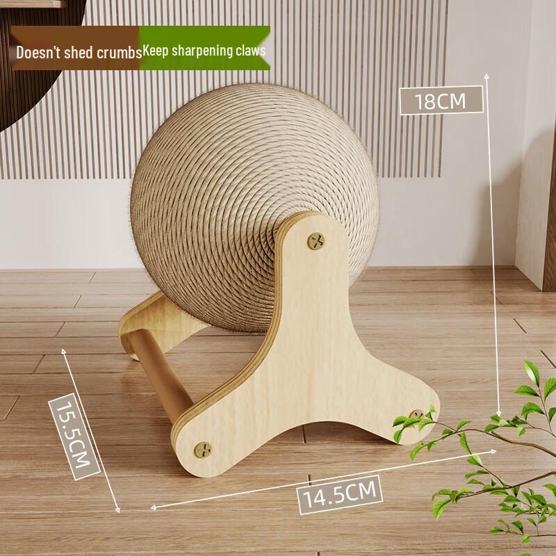 Yun Xiaoshi Wooden Sisal Windmill Cat Scratcher Toy