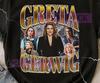 Greta Gerwig 90s Style Retro Tee, Greta Gerwig Vintage Actress Bootleg T-Shirt, Hollywood Star Merch, Fan Gift