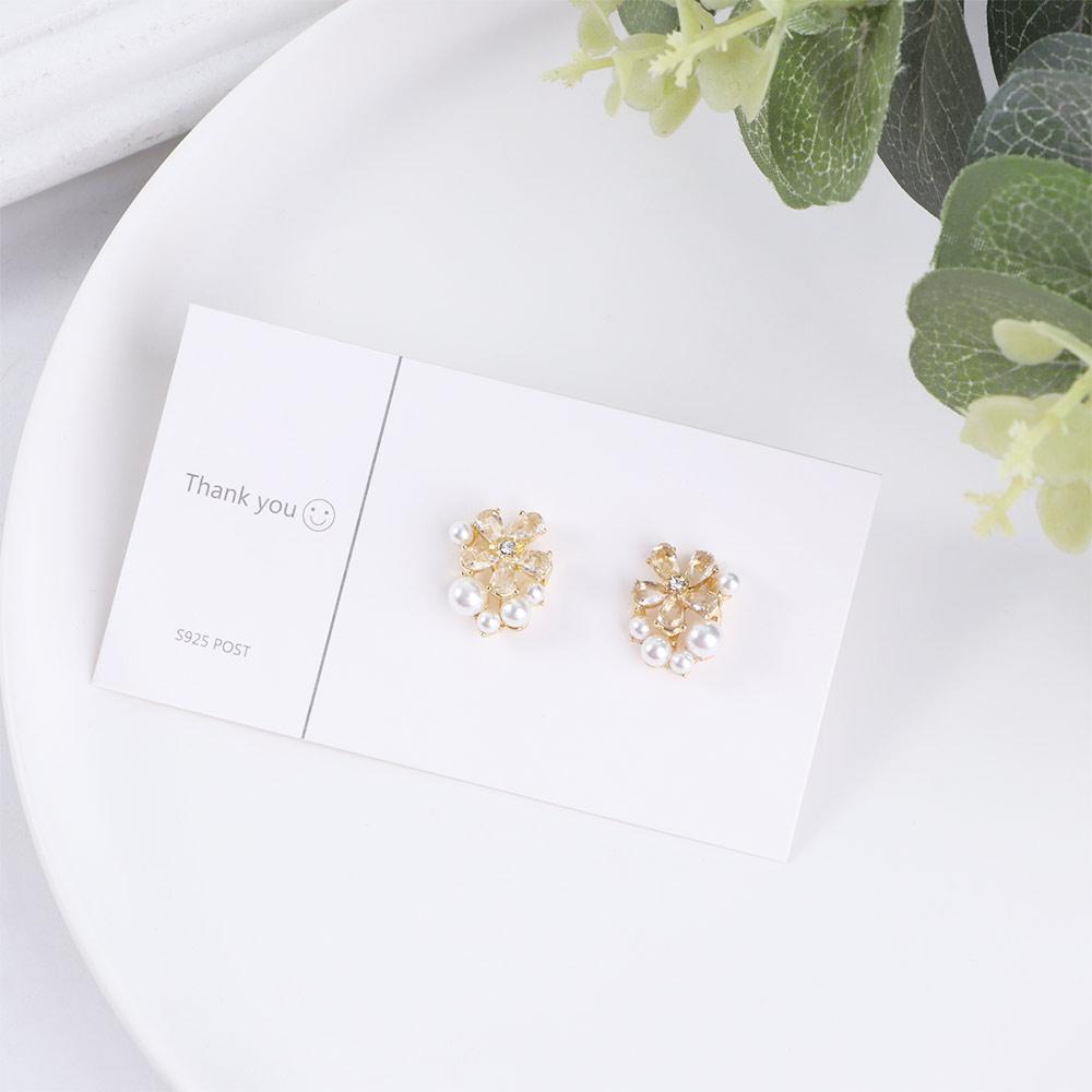 Mini Pearl Simple Elegant Fashion Flower Earrings Fashion Jewelry Stud Earrings Pearl Earrings