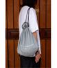 Nought Reverse Logo Gym Sack / Grey
