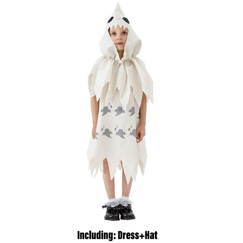 

Cosplay Children Halloween Costume Kids Little Ghost Stage Outfit Performance XL