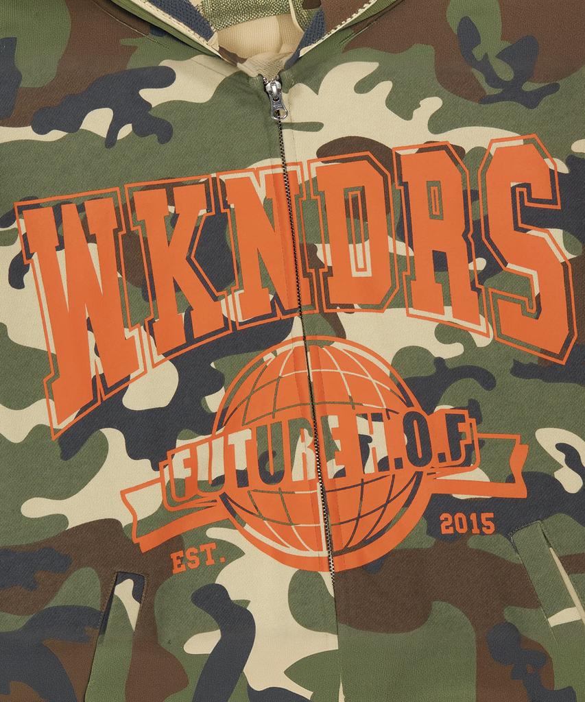 Wkndrs H.O.F Zipup Hoodie (Camo)