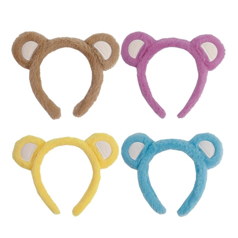 Bear Costume Set Ears Tail Bowtie Nose Tutu Glove Animal Fancy Costume Kit Accessories for Kids Halloween Cosplays Props
