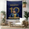 Mbappe Individuell Dein Name Wanddeko Wandteppich Kunst Für Haustiergedenken Geburtstag Hochzeitsparty Kulisse Familiengeschenk