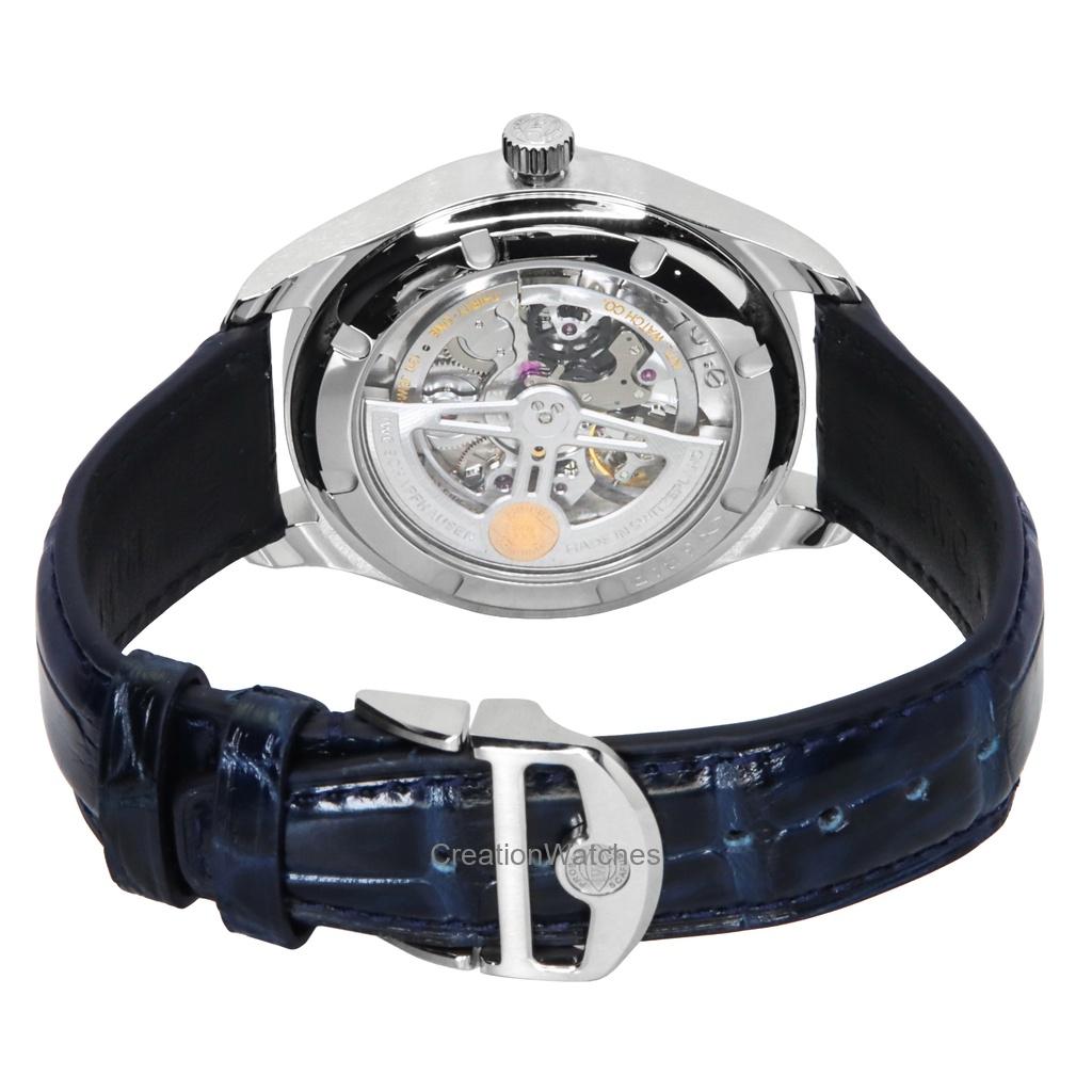IWC Ανδρικό Ρολόι Portugieser Δερμάτινο Λουράκι Ασημί Καντράν Αυτόματο IW358304