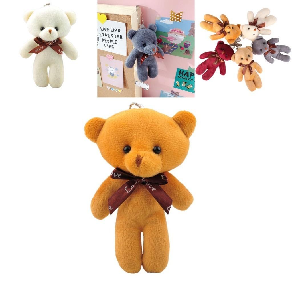 Soft And Durable Teddy Bear Stuffed Toy Keyring For Bag Or Car