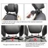 Travel Sleeping Cushion Car Seat Headrest Mesh Cloth Car Accessories For Kids Adults Side Head Support Neck Support Pillow