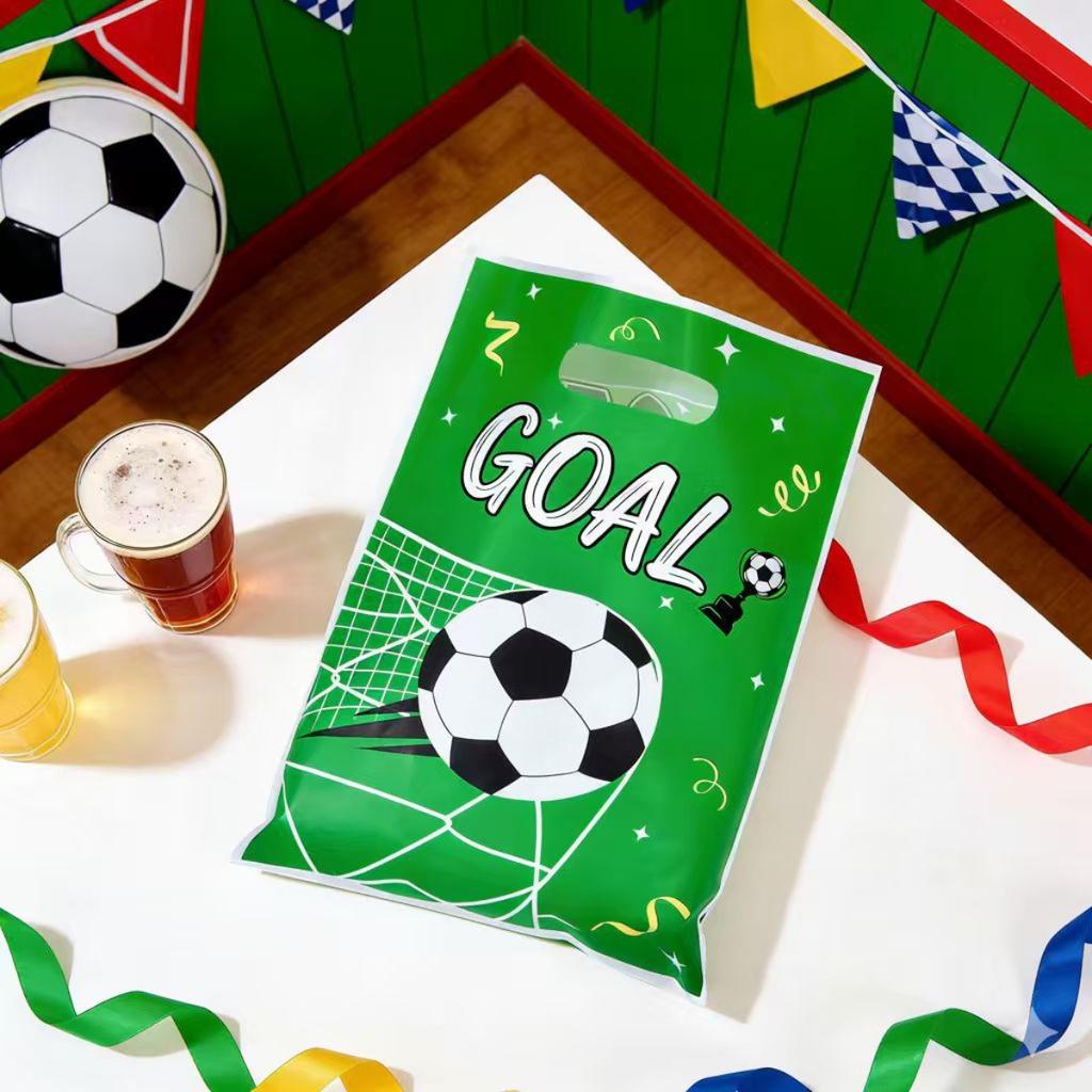 New World Cup Football Themed Gift Bag, Children's Birthday Party Gift Tote Bag, Biscuit Candy Packaging Bag