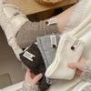 Stoffetikett Knopf Wollsocken Kinder Verdickte Warme Kniestrümpfe