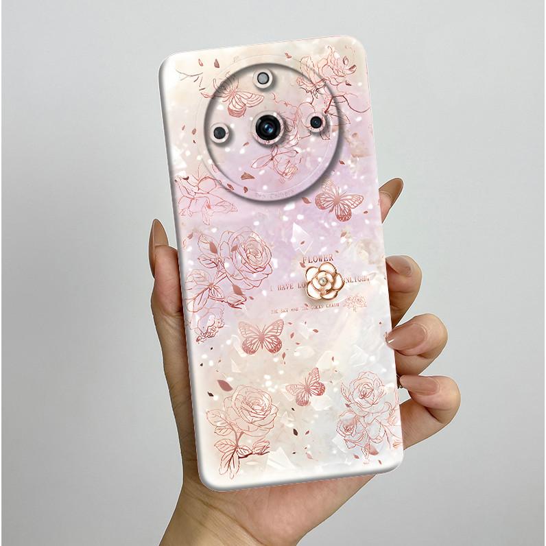For Realme 11 Pro+ Case RMX3740 RMX3741 Soft Silicone Flowers Back Cover For Realme 11 Pro Plus ProPlus Shockproof Phone Cases