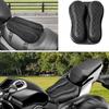 WDG Motorcycle Seat Cushion Pad 3D Honeycomb High Elasticity Gel Material Comfortable Breathable Shock Absorption for Long Rides Seat Cushion