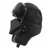 Men's Trapper Hat, Thick Winter Warm Windproof Ear & Face Cover for Outdoor Skiing