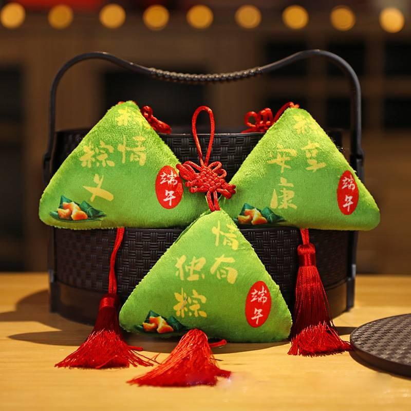Boat Festival Dragon Zongzi Plush Stuffed Toy Doll Room Decoration Gifts Kid