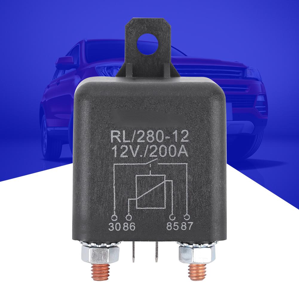 WM686 Spínací relé startéru 12V 4pinové OnOff relé Auto Vysoce zatížitelné startovací relé RL180 200A