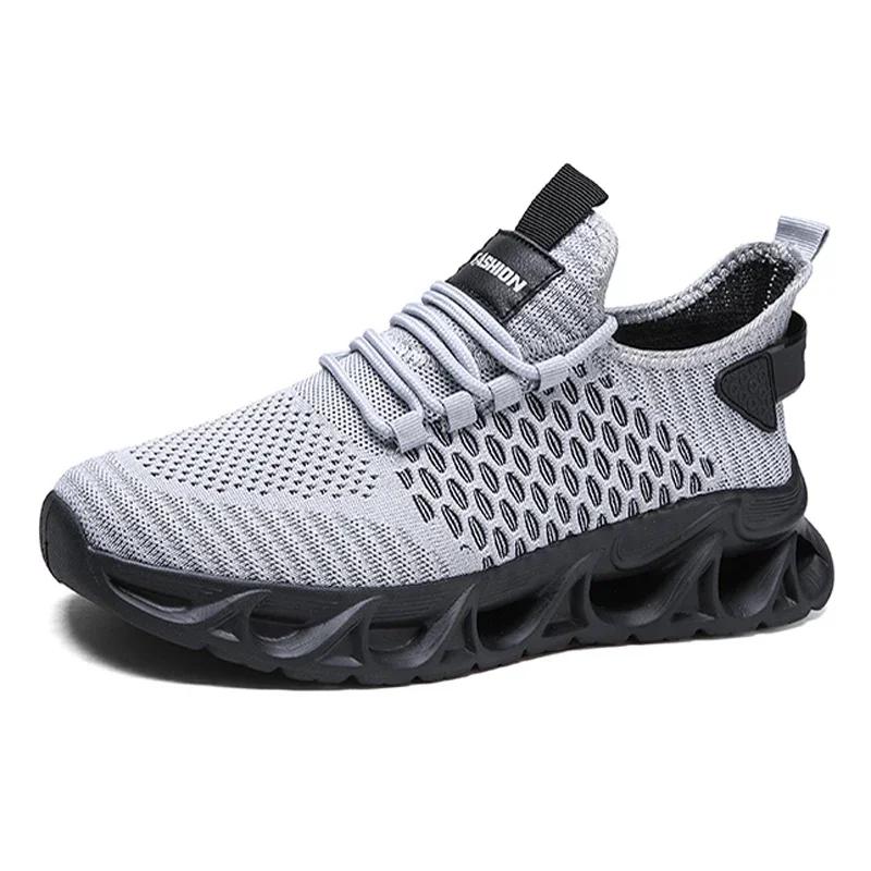 

YRZL Mens Sneakers Lightweight Breathable Sneakers for Men Walking Running Shoes Non Slip Comfortable Male Leisure Shoes for Man 39