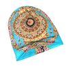 Blue Floral Persian Rug Carpet Pattern Fashion Knit Hat for Adults Adds a Stylish Finishing Touch To Everyday Outfits Perfect for City Walks Weekends