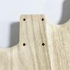 Double-Single-Double Electric Guitar Body Semi-finished Paulownia Wood Electric Guitar Body DIY Guitar Body for Painting and Spraying