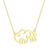 Kinitial Fashion Bison Buffalo Cow Bull Pendant Necklace For Women New Maxi Statement Necklaces Collier Charm Choker Jewelry