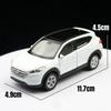 1/36 Hyundai Tucson SUV Spielzeugautomodell Welly Diecast Alloy Vehicle Miniatur Pull Back Collection Geschenk für Kinder Jungen Kind